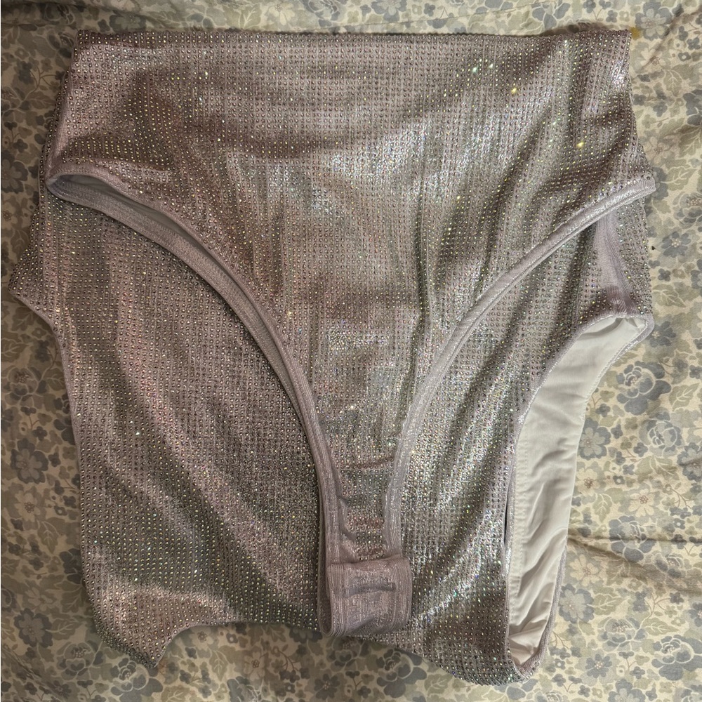Akira rhinestone/ embellished bodysuit size small - Picture 4 of 4